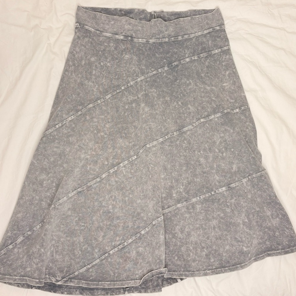 Hard Tail Washed Gray A-Line Skirt Size XL